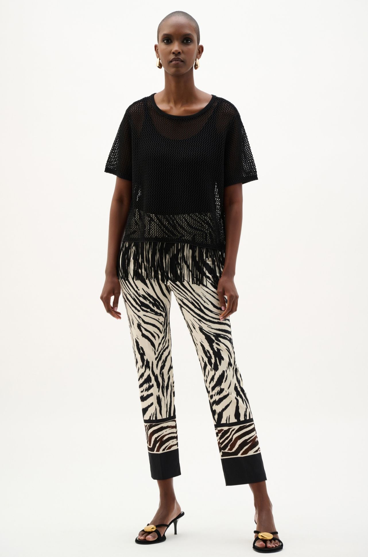 Joseph Ribkoff - Millennium Printed Straight Pull on Pants