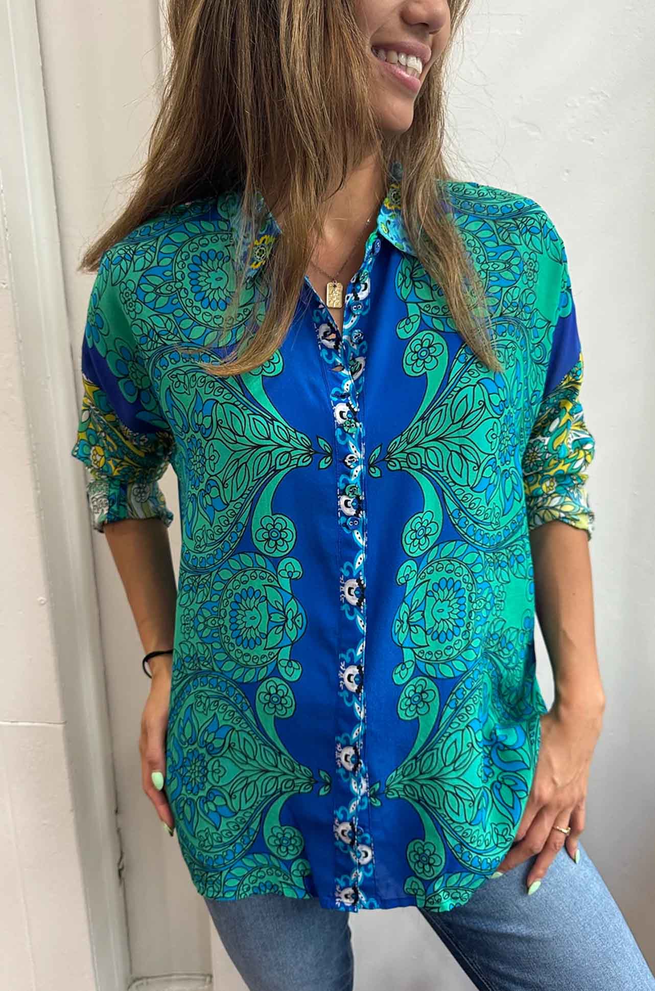 Johnny Was - Mingle Blouse in Diomedes
