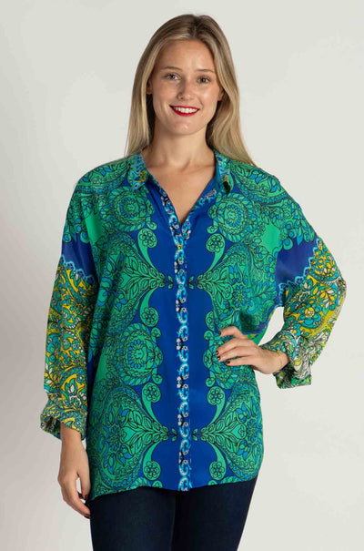 Johnny Was - Mingle Blouse in Diomedes