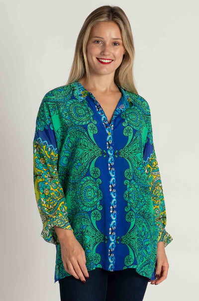 Johnny Was - Mingle Blouse in Diomedes