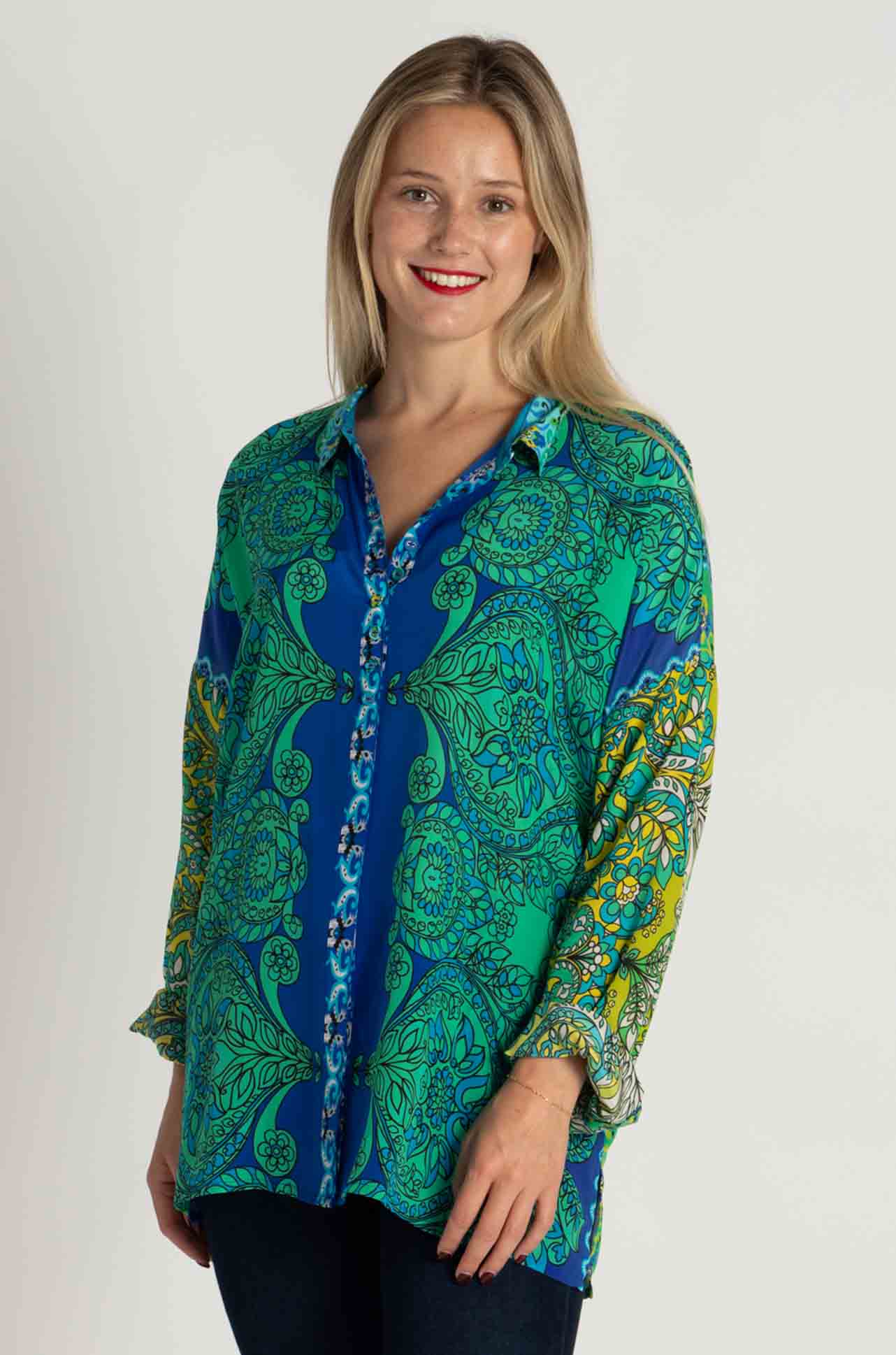 Johnny Was - Mingle Blouse in Diomedes