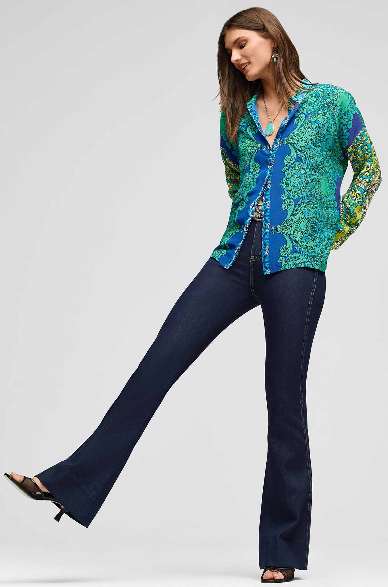 Johnny Was - Mingle Blouse in Diomedes