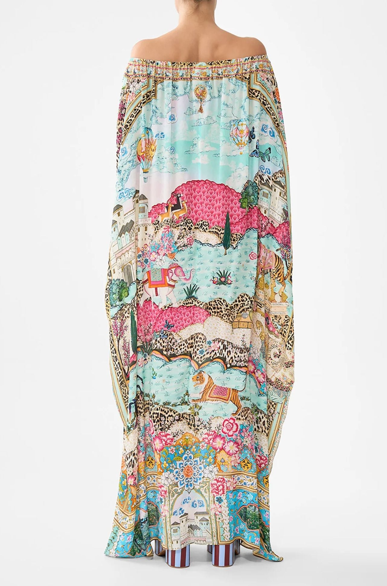 Camilla - Miniature Moments Off Shoulder Kaftan