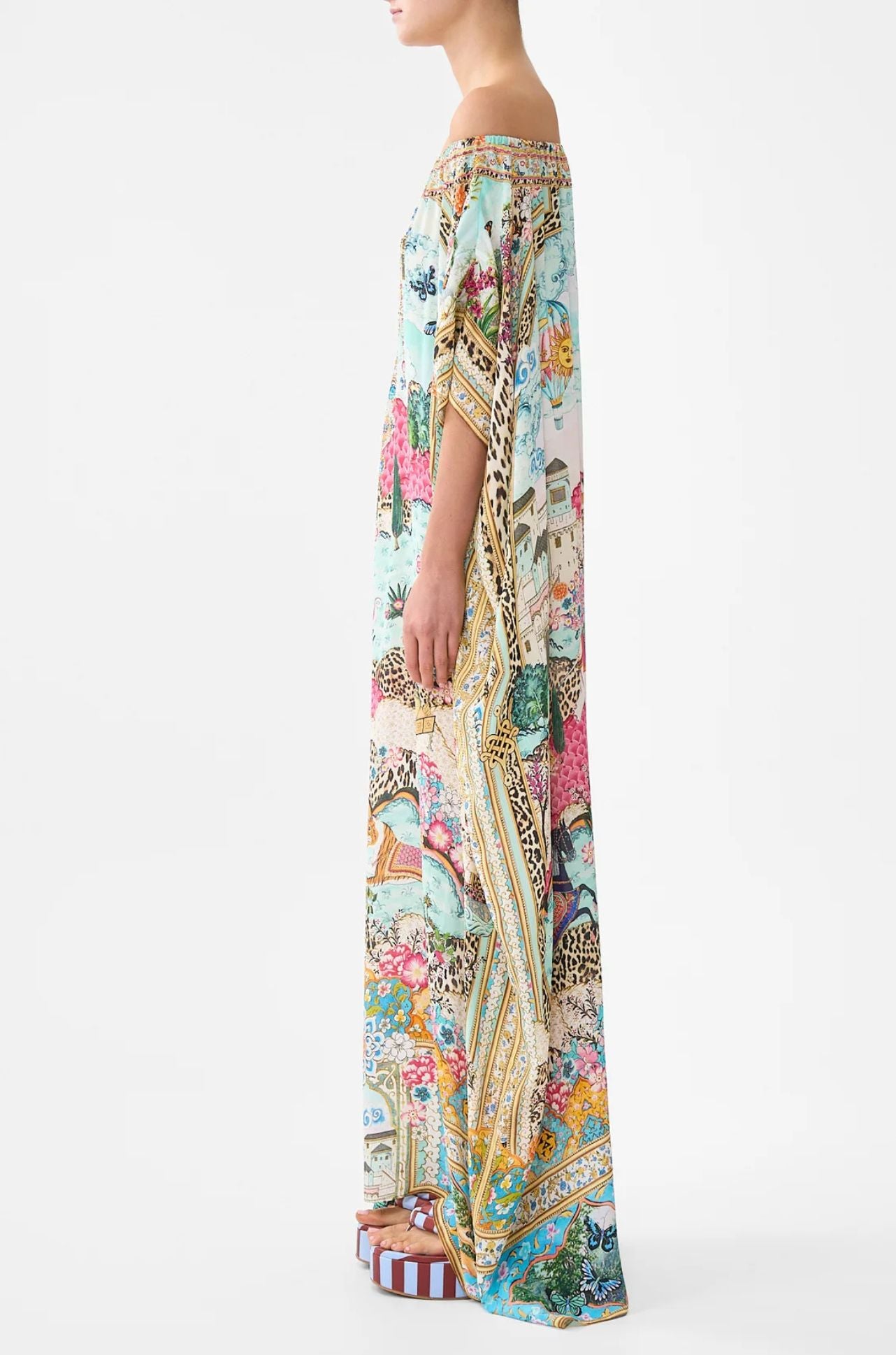 Camilla - Miniature Moments Off Shoulder Kaftan