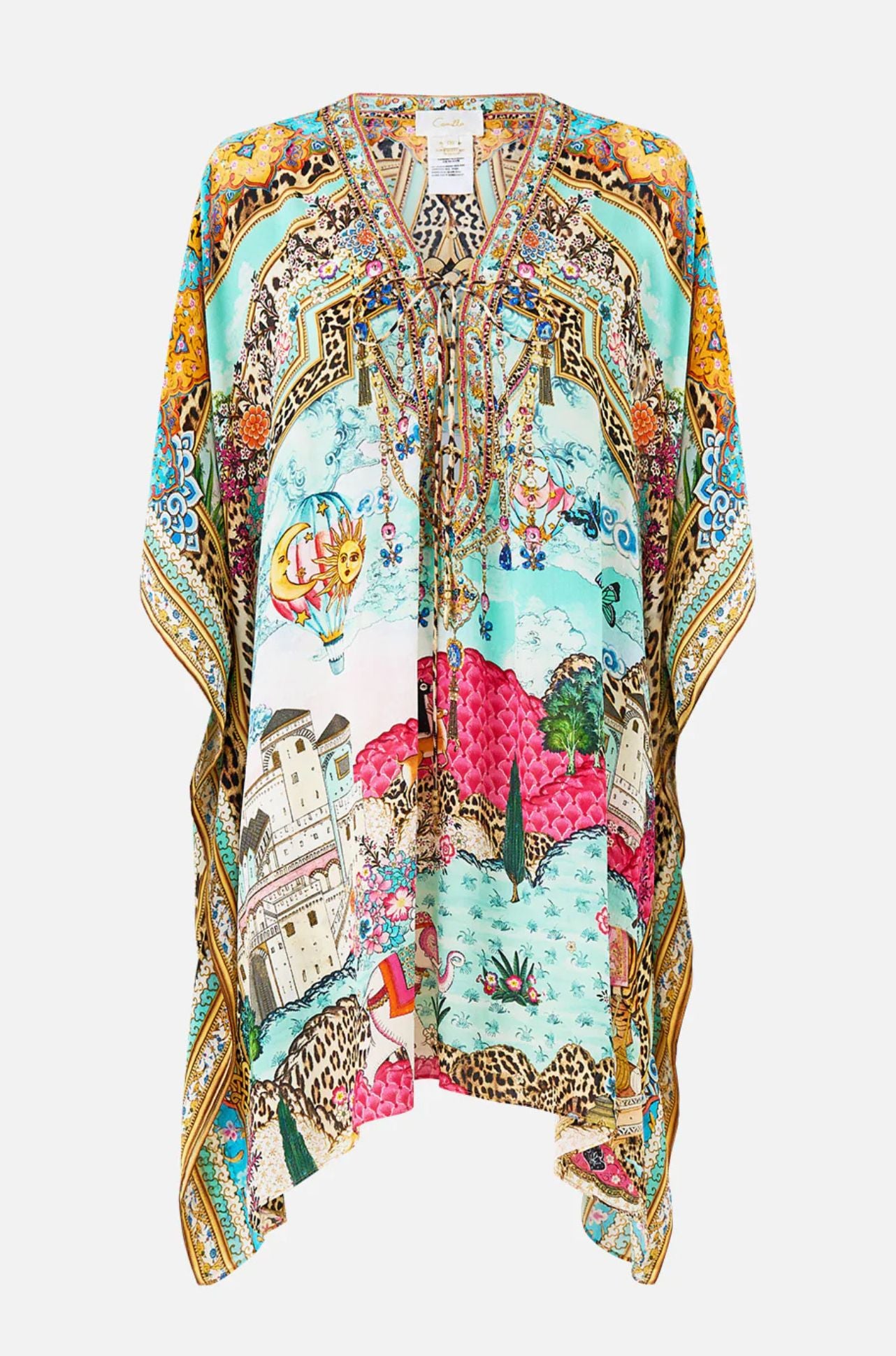 Camilla - Miniature Moments Short Lace Up Kaftan