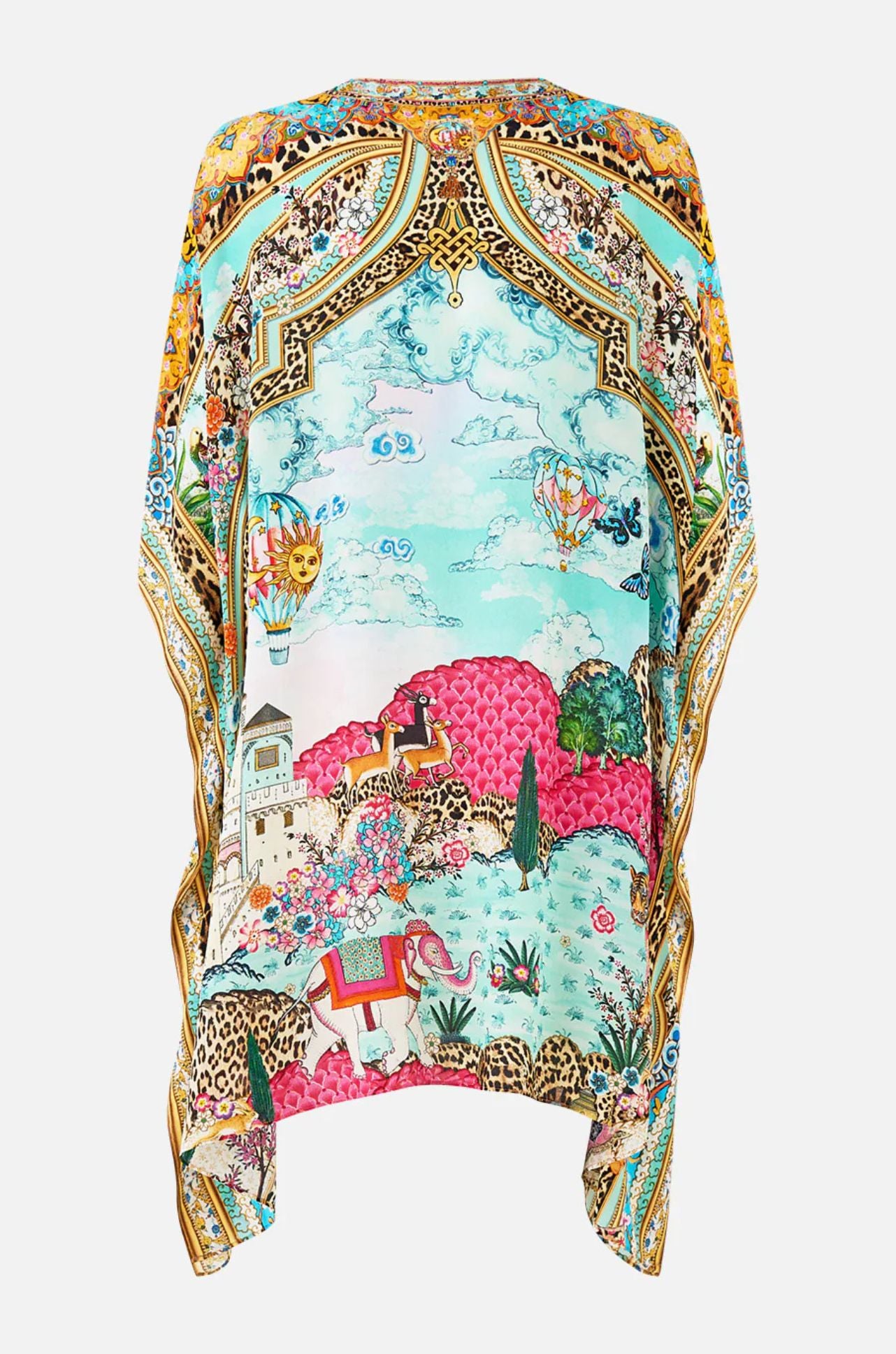 Camilla - Miniature Moments Short Lace Up Kaftan