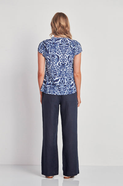 Verge - Monarch Top in Blue