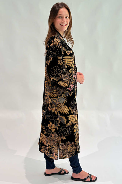 Johnny Was - Myriam Reversible Kimono in Lyla Burnout Lowri
