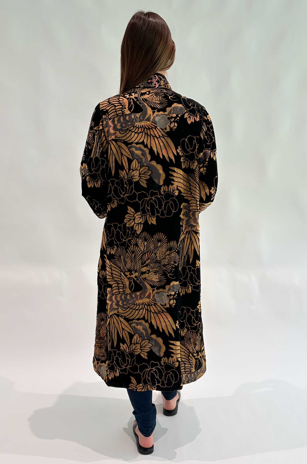 Johnny Was - Myriam Reversible Kimono in Lyla Burnout Lowri