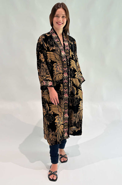 Johnny Was - Myriam Reversible Kimono in Lyla Burnout Lowri