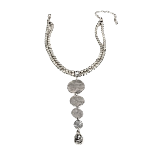 Pewter - Kitrina Necklace