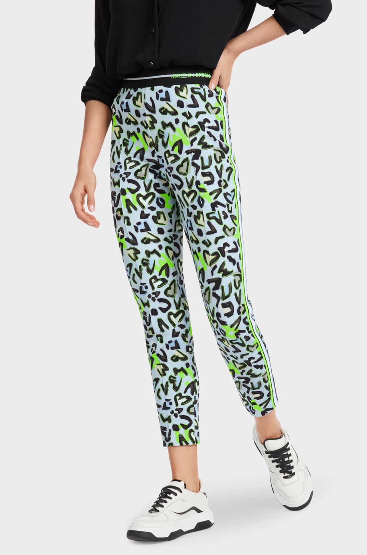 Marc Cain - Love Heart Print Pant