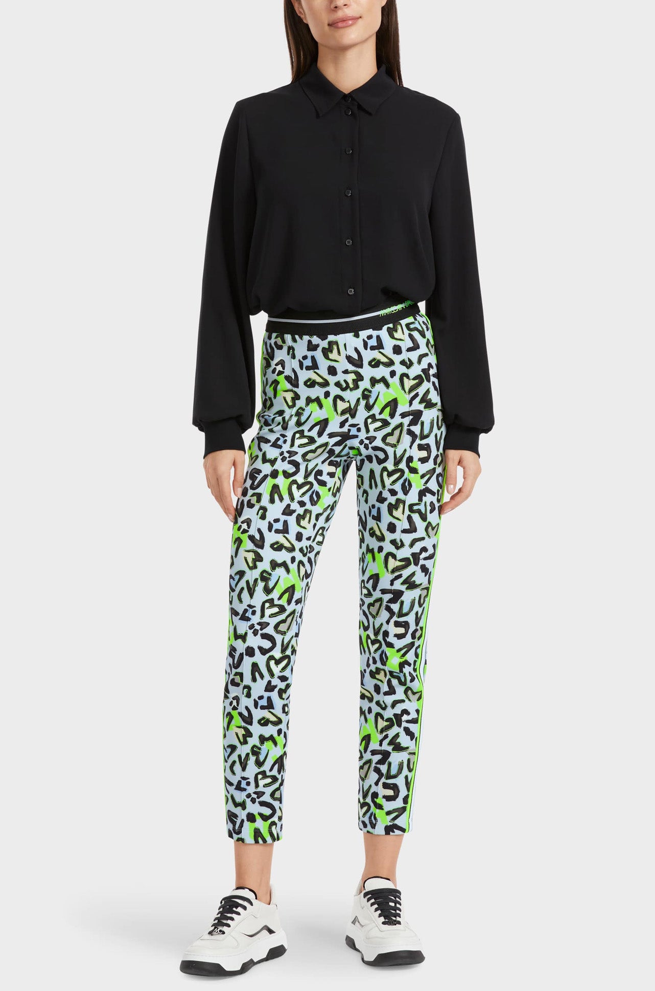 Marc Cain - Love Heart Print Pant