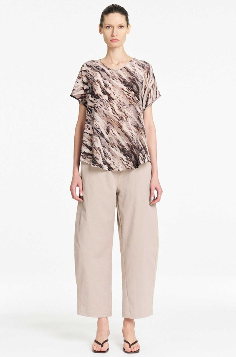 Mela Purdie - Neo Shell in Agate Print Silk