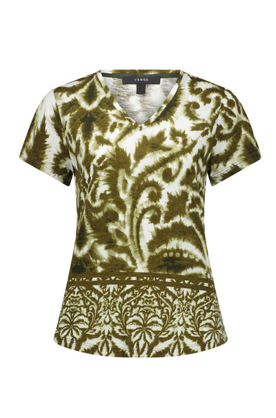 Verge - Oakfield Top in Juniper