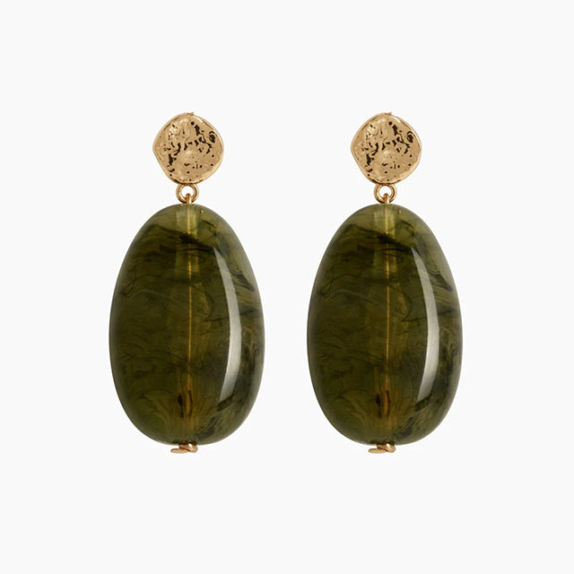 Zahar - Olive Earrings