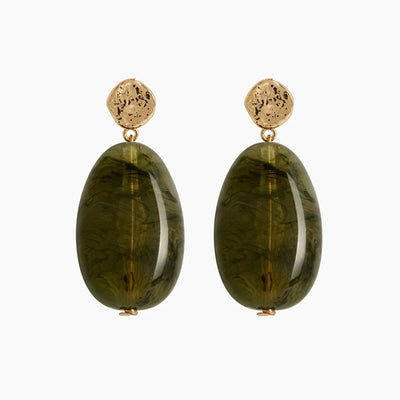 Zahar - Olive Earrings