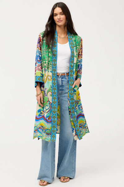 Johnny Was - Patchwork Kimono in Armeria Patchwork