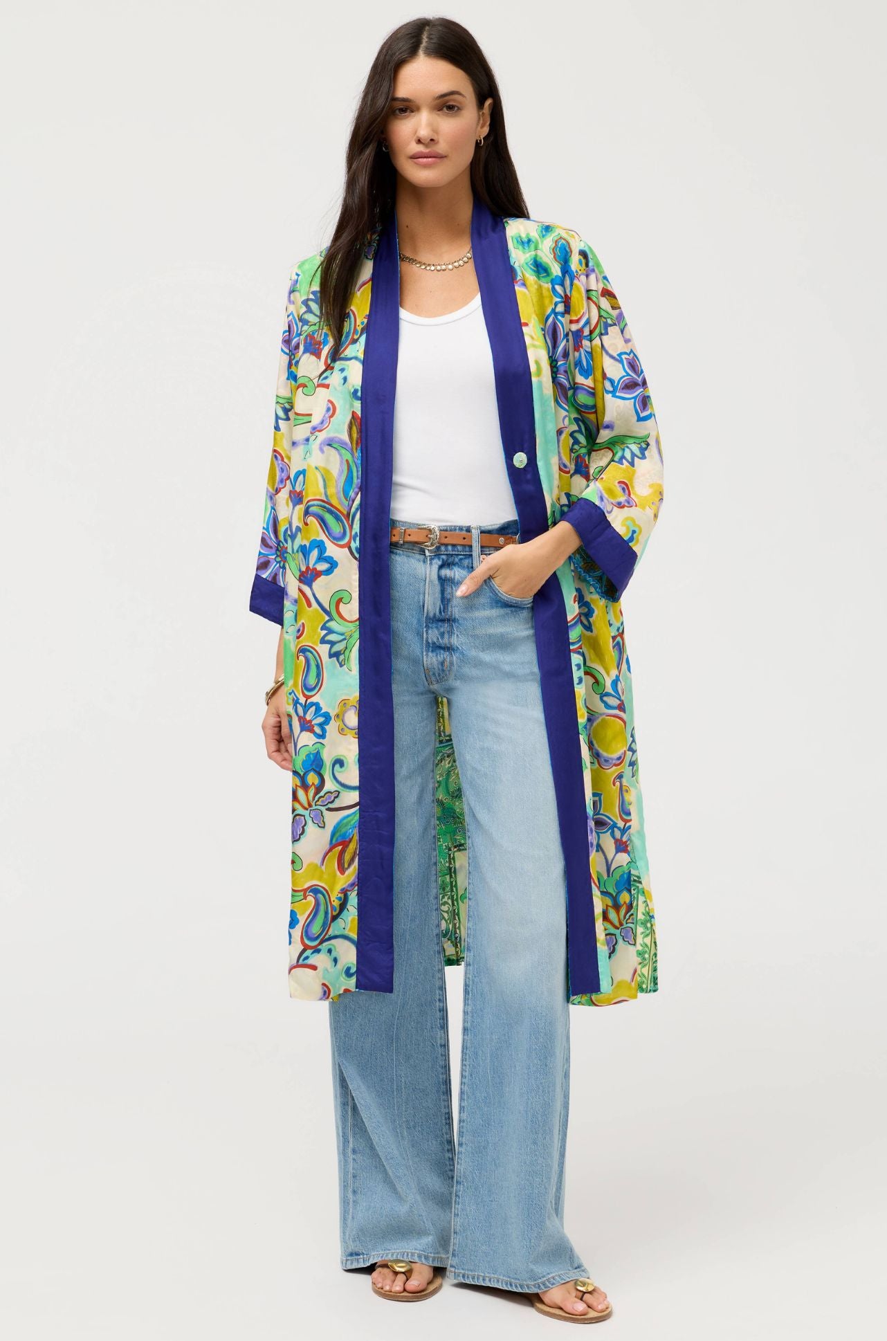 Johnny Was - Patchwork Kimono in Armeria Patchwork