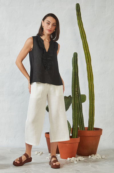 Verge - Penny Top in Black