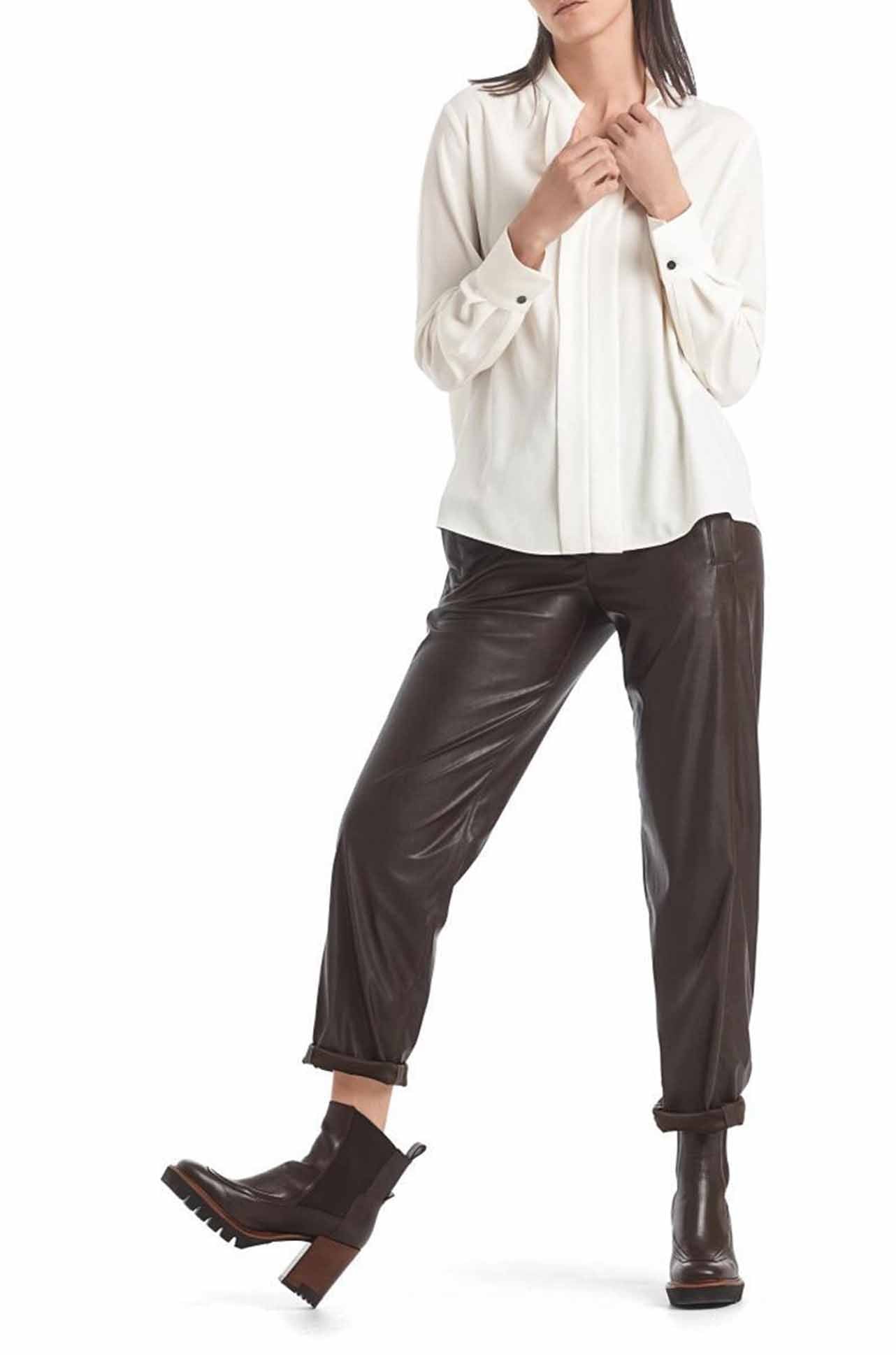 Marc Cain - Pleat Front Cuff Top