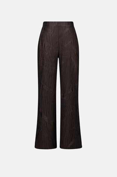 Joseph Ribkoff - Pleated Satin Pull-On Wide-Leg Pants