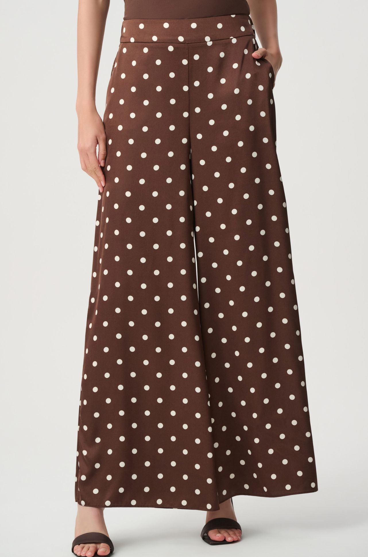Joseph Ribkoff - Polka Dot Wide-Leg Pants