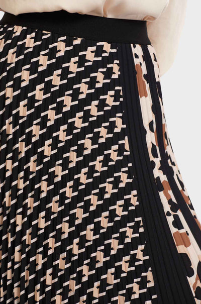 Marc Cain - Print Pleated Skirt