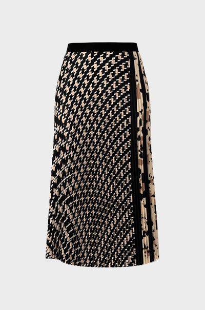 Marc Cain - Print Pleated Skirt