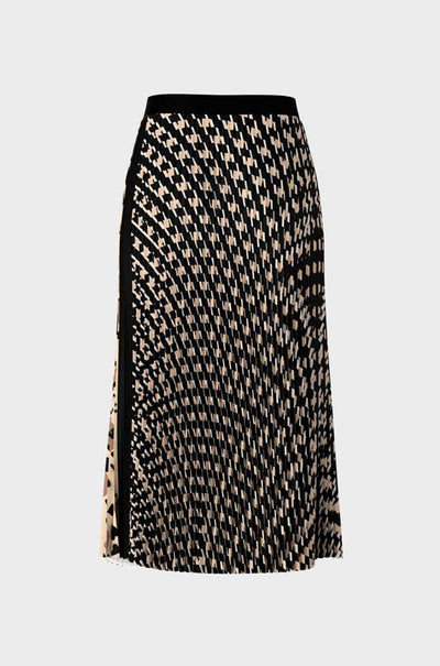 Marc Cain - Print Pleated Skirt
