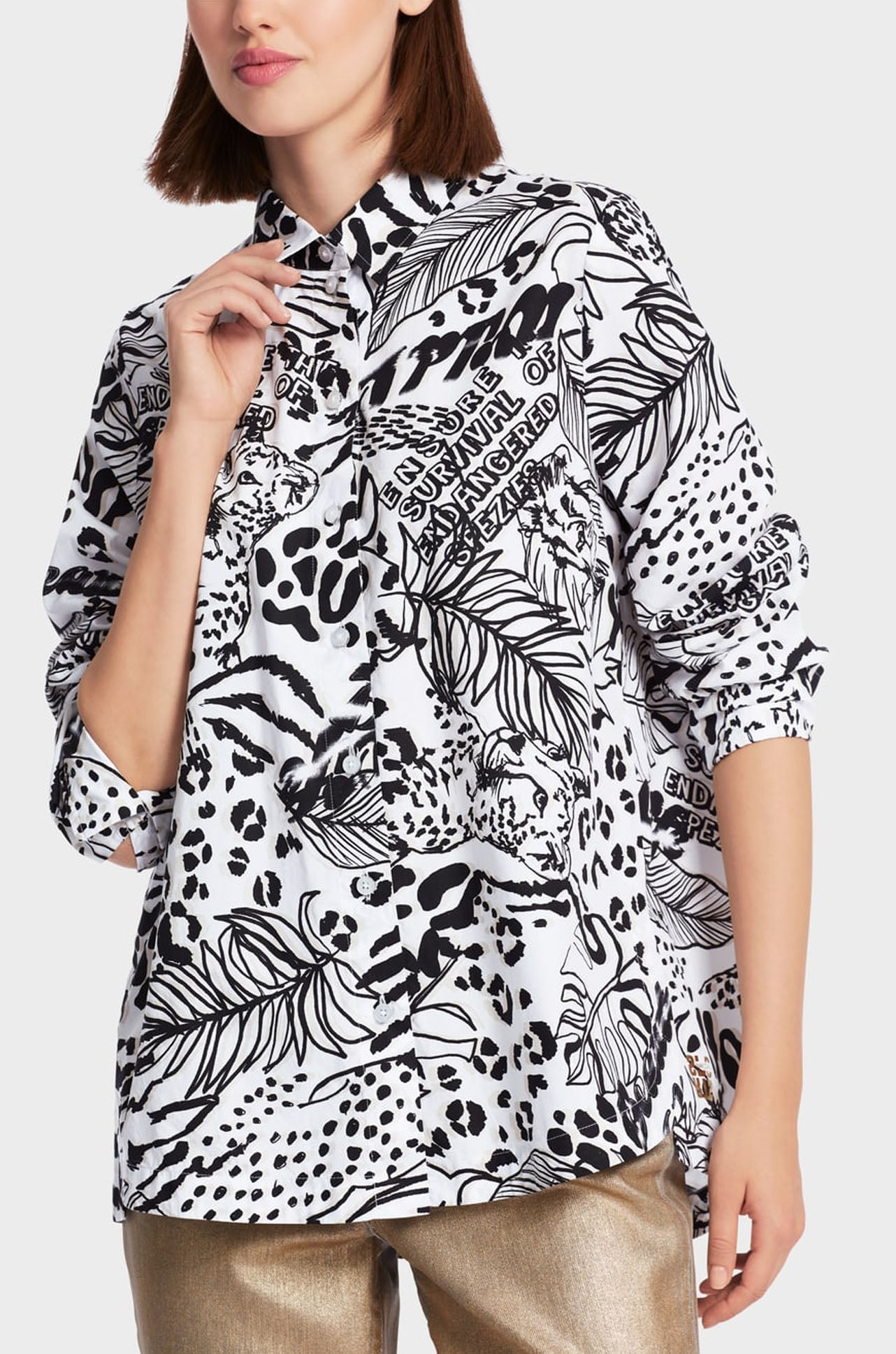 Marc Cain - Printed Rethink Together Shirt Blouse