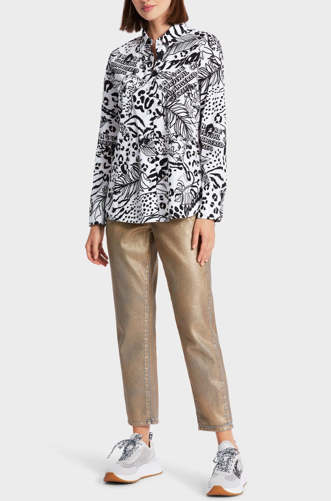 Marc Cain - Printed Rethink Together Shirt Blouse