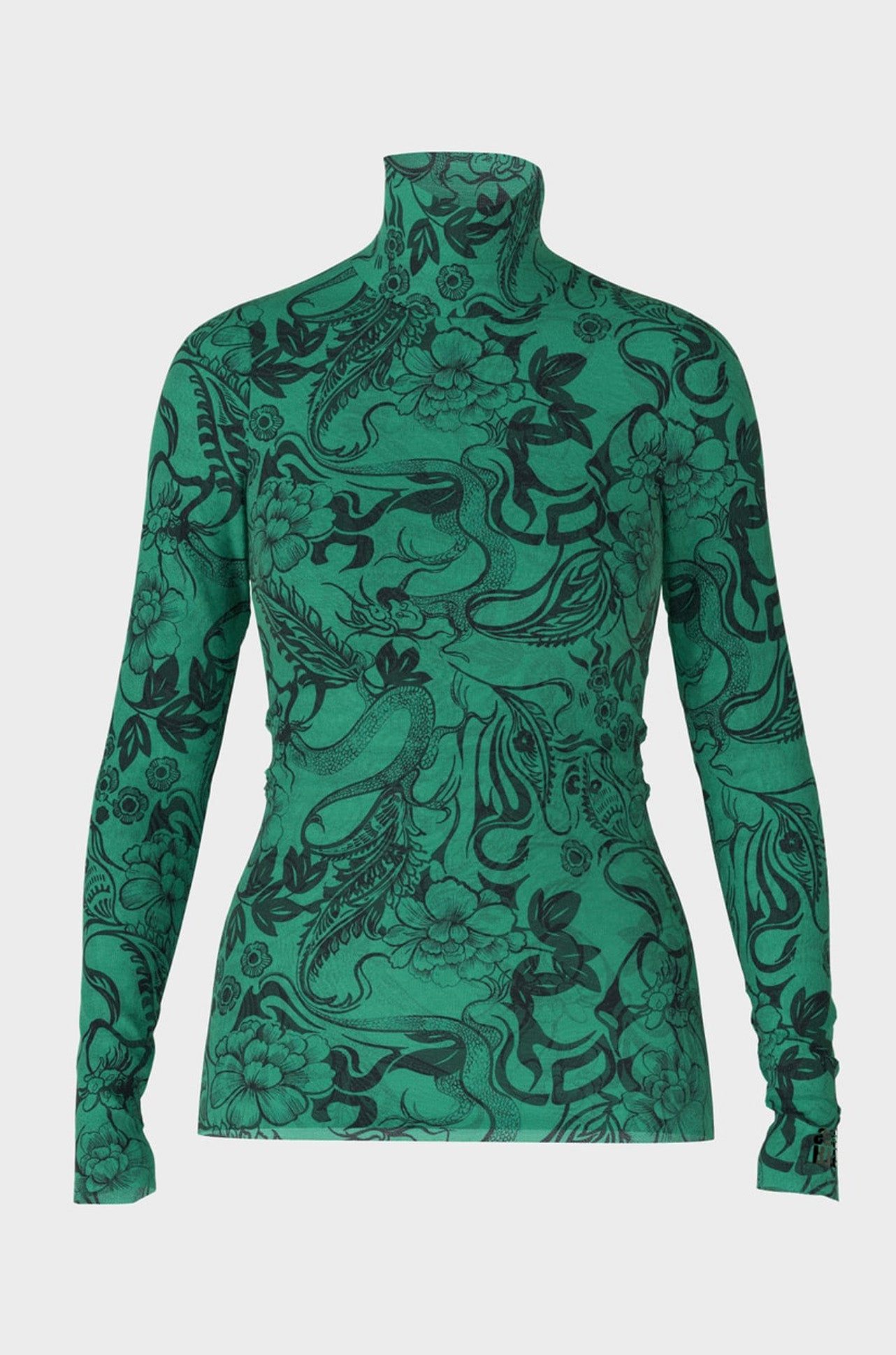 Marc Cain - Print Mesh Turtleneck