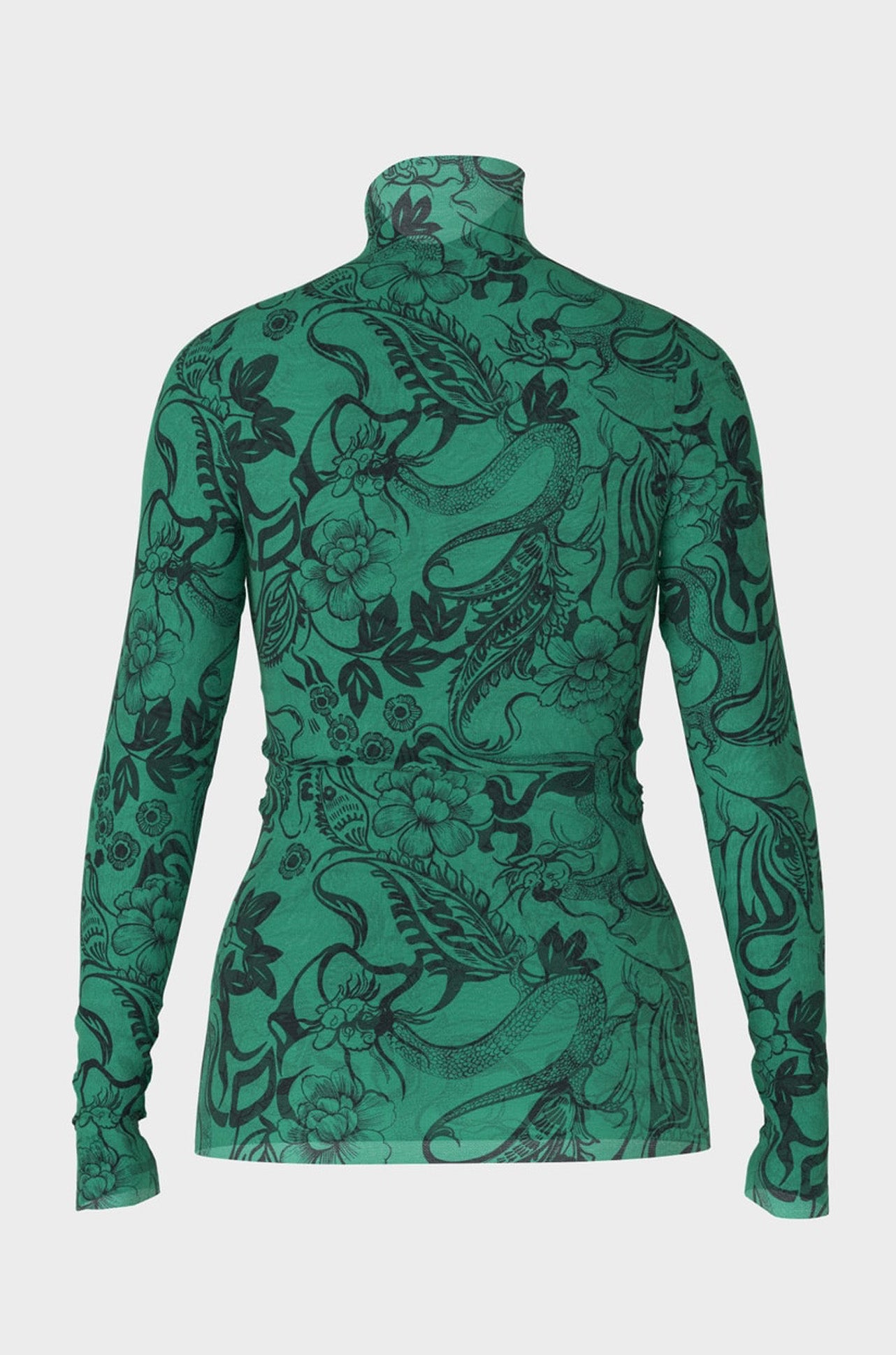 Marc Cain - Print Mesh Turtleneck