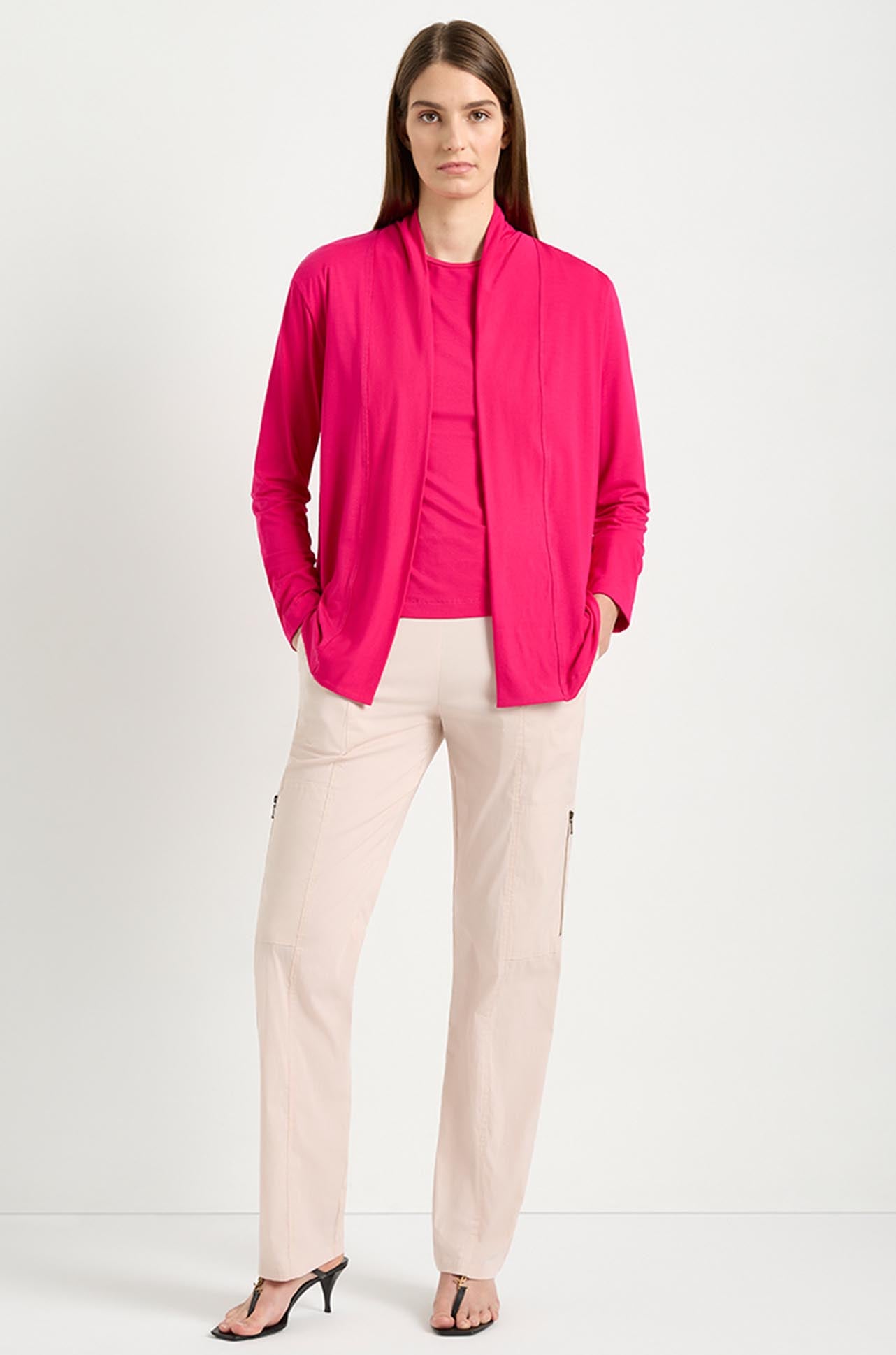 Mela Purdie - Pull On Jacket in Cerise