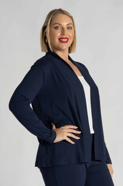 Mela Purdie - Pull On Jacket in Sapphire