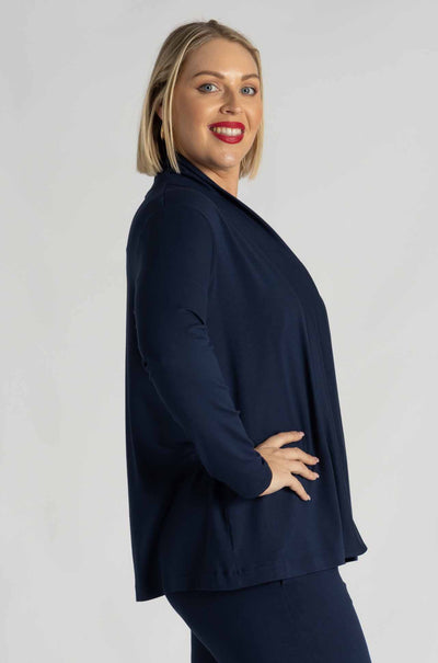 Mela Purdie - Pull On Jacket in Sapphire