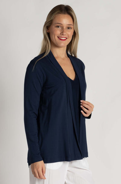 Mela Purdie - Pull On Jacket in Sapphire