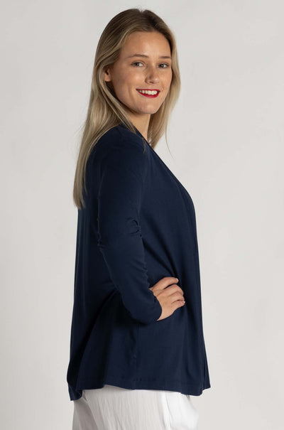 Mela Purdie - Pull On Jacket in Sapphire