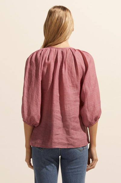 zoe kratzmann - refine top in magenta
