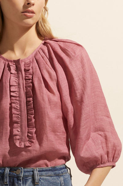 zoe kratzmann - refine top in magenta
