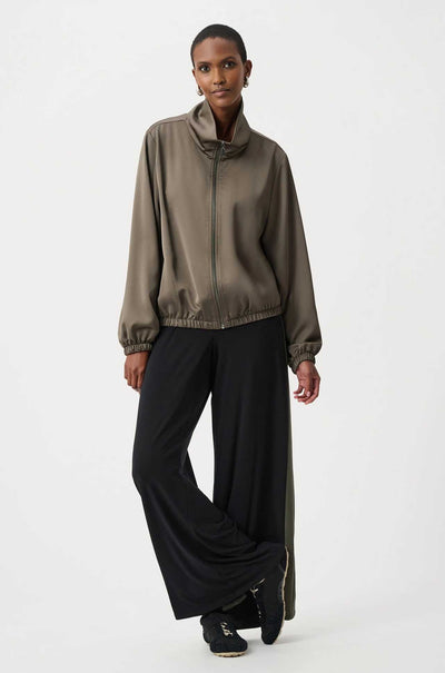 Joseph Ribkoff - Recycled Satin Zipped Bomber Jacket