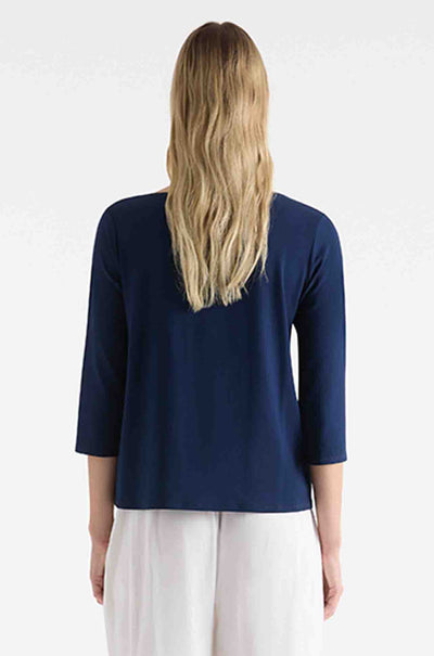 Mela Purdie - Relaxed Boat Neck in Denim