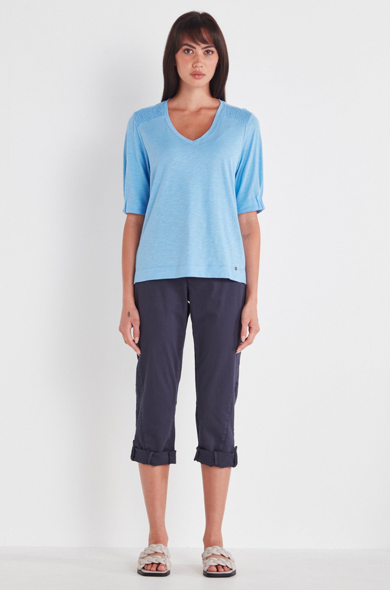Verge - Reserve Capri Pant in Ink