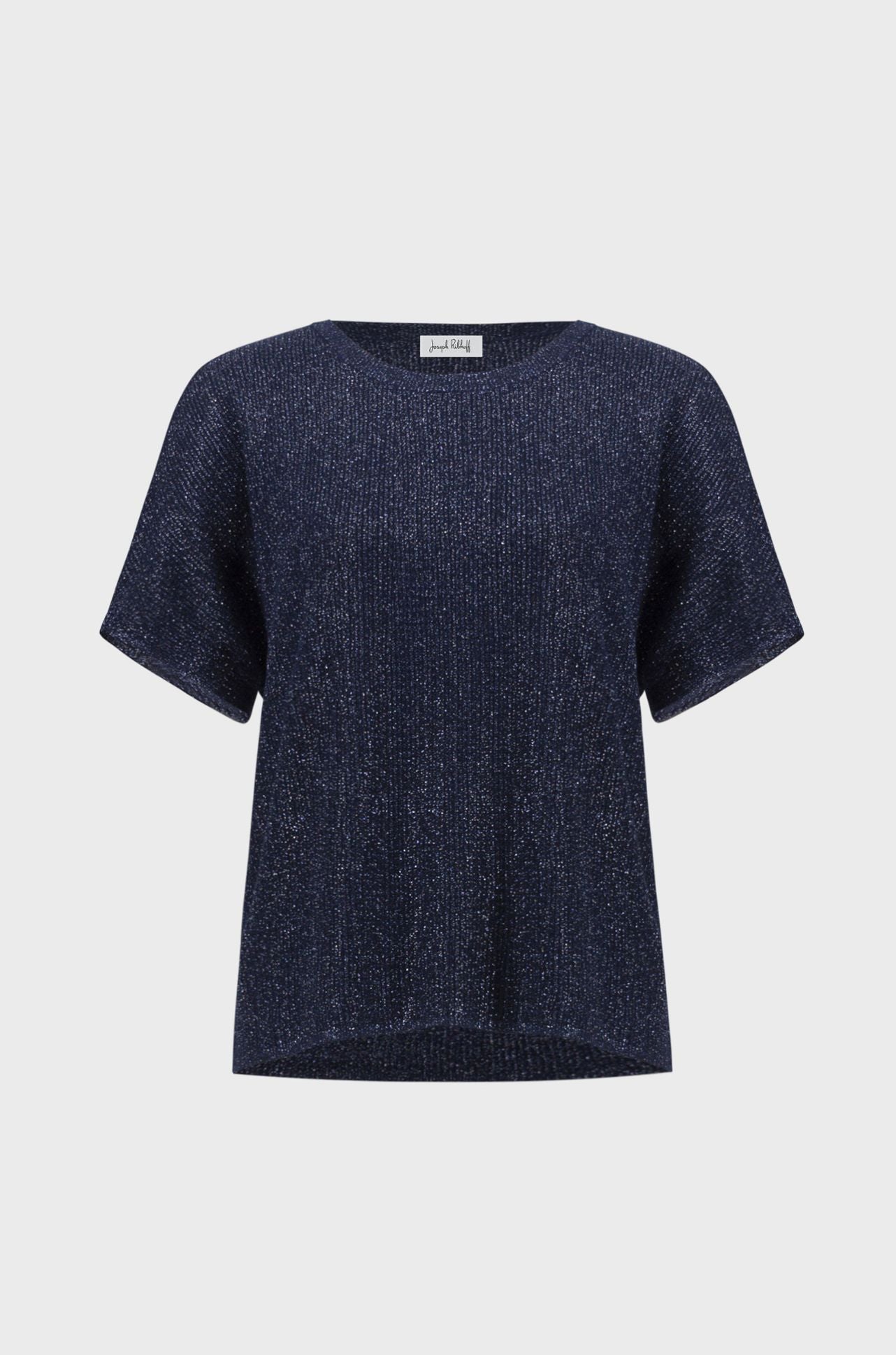 Joseph Ribkoff - Rhinestones Knit T-Shirt