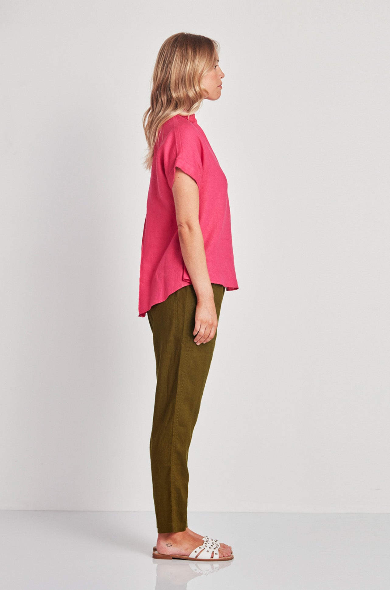 Verge - Rhyme Shirt in Fuchsia