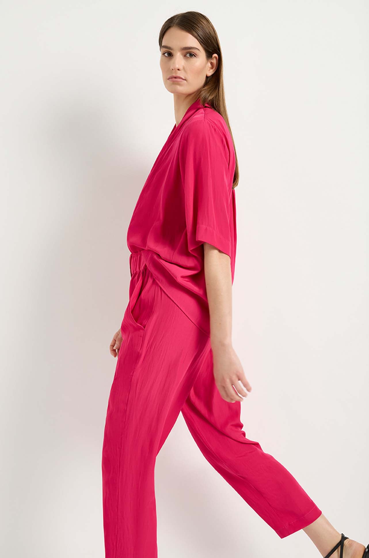 Mela Purdie - Soft Capri in Cerise Mache