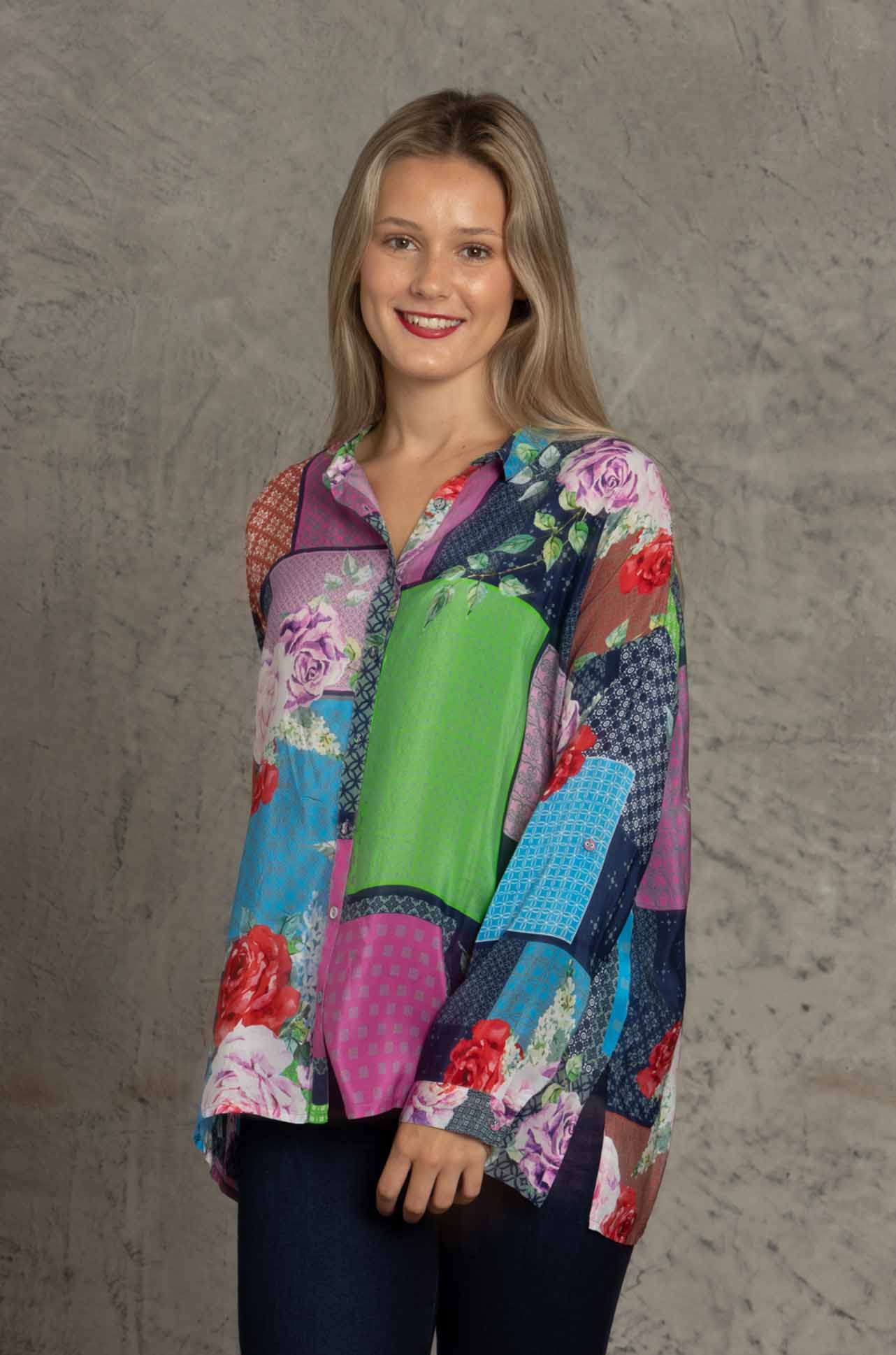Johnny Was - Rose Seline Button Down