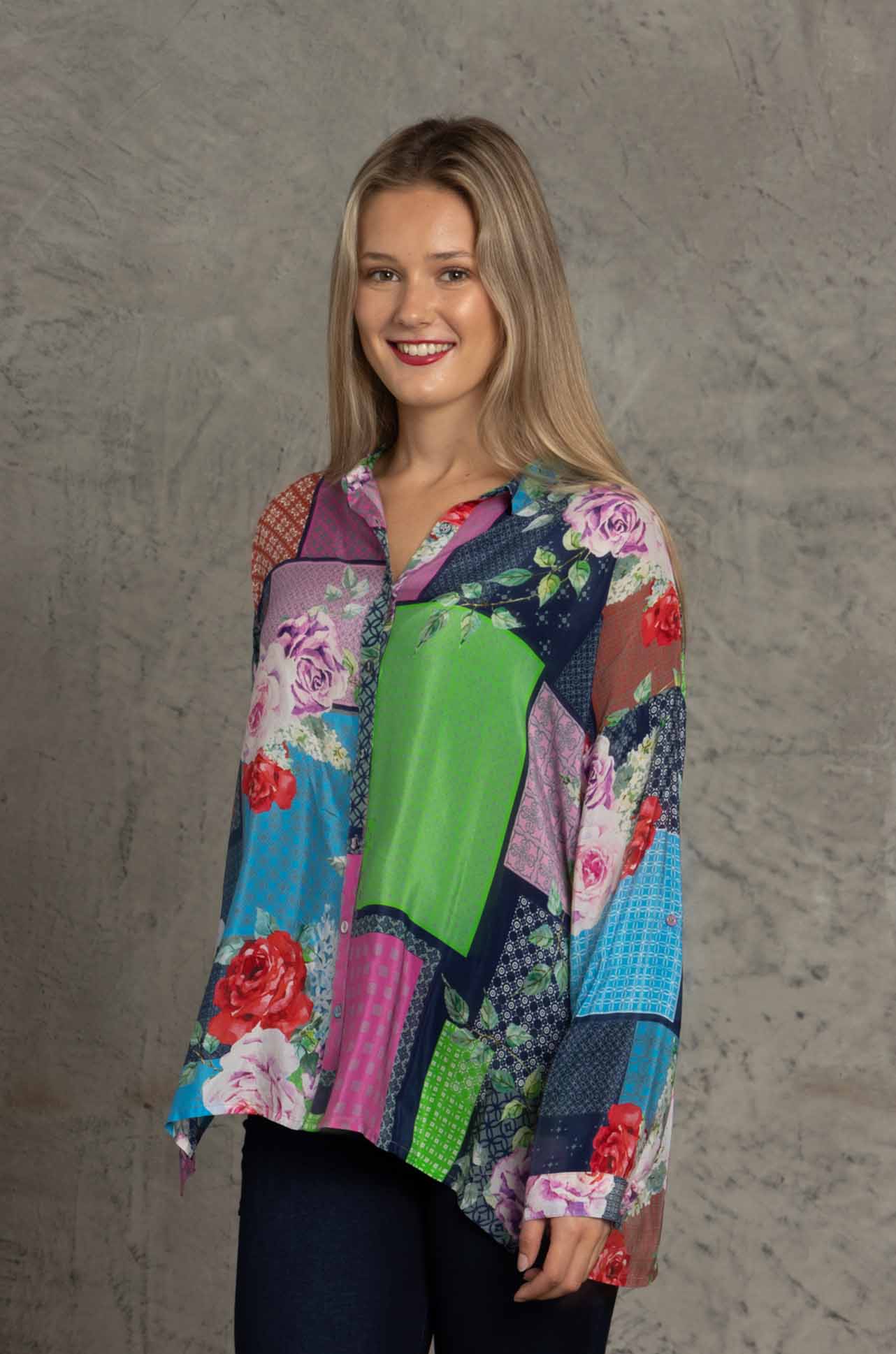 Johnny Was - Rose Seline Button Down