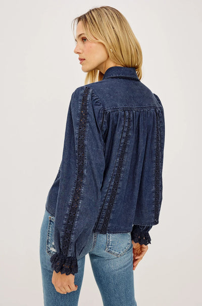 Rails - Rowen LS Top in Classic Blue